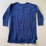 Boxy 3/4 Sleeve Tee Blue Size XS Photo 2