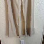Lafayette 148 Pants Womens 8 Waverly Wide Leg Wool Dress Office Beige Stretch Tan Photo 3