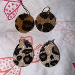 Cheetah Print Earring Set Multi Photo 1