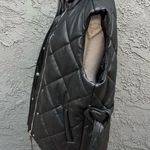 BLANK NYC Faux Leather Vest in Night Fever Size M Photo 4