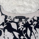 Inc international  Concepts Cold-Shoulder Black White Floral top Sweater large Photo 5