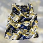 Nine West  Sateen BLOUSE‎ Blue Photo 1