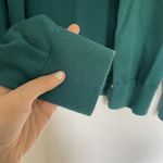 Lands' End sz m button down cardigan knit comfortable cotton nylon casual top Photo 3