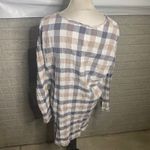 Mystree Womens Button Down Plaid Shirt Long Sleeve Casual Tunic Top Photo 3