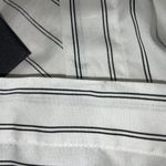 Nicholas Asymmetrical Blouse Top Shirt One Shoulder White Black Cotton Size 6 Photo 8