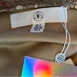 Missguided Gold Sequin Party Dress Photo 6