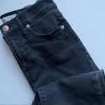 Madewell  • Tall 9" High-Rise Skinny Jeans in Lunar Wash • Black Wash Photo 3