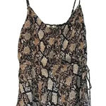 Nine Britton Nine‎ Britton Snakeskin Sleeveless Summer Blouse Size S B46 Photo 0
