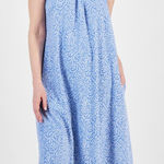 Charter Club Brand New  Women's Size M Blue Scroll Delft Sleep Dress Sleepwear Photo 0