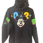 Disney Hoodie Jacket Womens Size XS Black Mickey Mouse Disneyland 2024 Design Photo 2