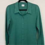 Aritzia  Sunday Best Emerald Green Long Sleeve Slim‎ Ribbed Mini Dress Size XL Photo 4