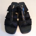 Donald J. Pliner Den Black Mesh Heeled Sandals Black Size 7.5 Photo 1