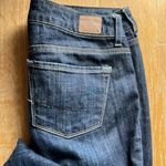 American Eagle American‎ eagle size 6 skinny kick stretch dark denim jeans Photo 2