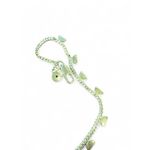 Madewell  Yellow Gold Tone Necklace Short Semi Circle Charm Disks Womens Quality Photo 4