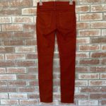 Vince 5 Pocket Skinny Jeans Rust Orange Size 24 Photo 5