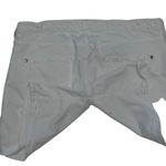 Pilcro and the Letterpress PILCRO‎ White Stretch Denim Distressed Shorts Mid-rise 30 (35) Photo 4