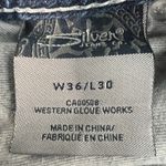 Silver Jeans Dark Wash Cut Off Denim Beaded Shorts Women's Size 36 Blue Photo 3