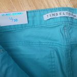 Tinseltown  High Rise Skinny Jeans Sea Glass Size 11. NWT Photo 11