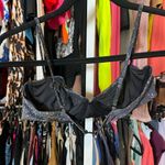 Blackbough NWOT  x ur mom Ashley collab galaxy swim top sparkly black Photo 2