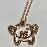 NEW “When Pigs Fly” fashion rose gold necklace Photo 6