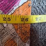 Vibrant Purple and Orange Graphic Short Sleeve Tee Size L Photo 7