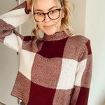Plaid Checkered Sweater Multiple Photo 3