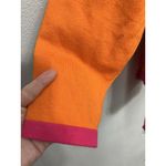 THML  Turtleneck Sweater Womens XL Orange Pink Pullover Split Side Hem Soft Photo 3