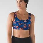 Lululemon Mini Paint Storm Harbor Blue Energy Bra (Exhale) Photo 4