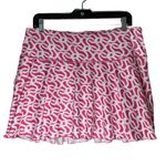 Gottex  Women's Golf Tennis Pickleball Knit Skort Skirt XL Geo Pink White Photo 0
