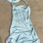 Altar'd State Altar’s State Satin Cowl Neck Halter Dress Photo 0