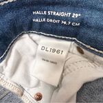 DL1961 Halle Straight High Rise Instasculpt Jeans Size 32 Medium Blue Wash Photo 11