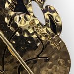 Wild Bryde Koala Hammered Goldtone Brooch Photo 2