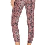 L'Agence Pants Womens 25 Pink Snake Print Margot Skinny High Rise Garnet Aurora Photo 1