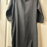 Croft & Barrow  Charcoal Knit dress petite medium Photo 7