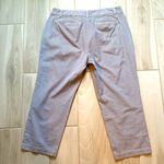 Lands' End Lands’ End| Seersucker black/white striped capris with front and back pockets Photo 6