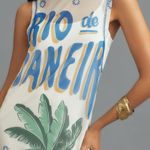 Farm Rio Mesh Logo Midi Dress XS Photo 4