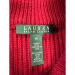 LRL Ralph Lauren Red Cotton Knit Cardigan Sweater Coat Striped Duster Sz M NWOT Size M Photo 1