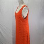 Apt. 9  Crochet Tank Floor Length Tangerine Orange Maxi Dress Size XL NWT Photo 4