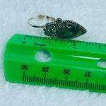 Multicolor Abalone Shell Pierced Earrings in Silver Tone Metal Photo 10