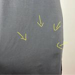 Eileen Fisher  Grey Short Sleeve Shirt Dress Photo 4