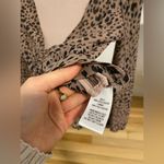 Lulus  Having A Moment Taupe Leopard Print Balloon Sleeve Top Photo 7