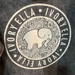 Ivory Ella ✨ Gray Stonewashed Mandala Hoodie Sweatshirt Photo 4