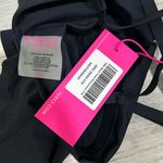 Terez NWT  Corset Crop Top Athletic Bra Tank Black w/ Black Gemstone Size XXS Photo 4