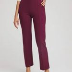 Chico's  Juliet Straight Pant Deep Merlot Dress Pants Size‎ 10 Petite Photo 5