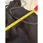Shoshanna NWT  Black Sheath Dress With Beaded-Chain Ruffle Size 6 Photo 7