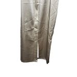 ZARA Women's Dress Strapless Satin Effect Sand Midi Back Slit 3897/851 Small NWT Photo 5