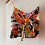 Aerie  Tropical Floral Tie Front Crop Top Photo 2