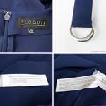 Eloquii NEW navy blue Puff Sleeve Sheath belted Dress, 20 Photo 12