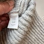 Madewell ‎ Cable Knit Turtleneck Wool Blend Sweater Brown Stripe Cable Knit XS Photo 4