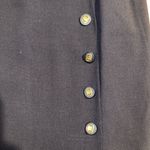 Salvatore Ferragamo  100% Wool Logo Button Skirt Photo 2